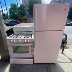 ‼️SPECIAL OFFER‼️ COMBO OF TOP FREEZER AND WHITE STOVE