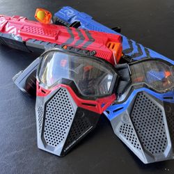Nerf Rival guns and Masks 
