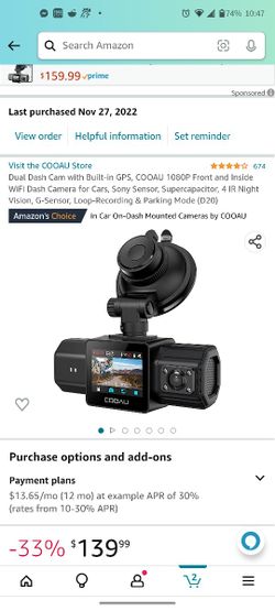 Bought And Never Used Still In Box Dash Cam