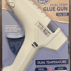 Artskills DUAL TEMP GLUE GUN 40W 120V ART CRAFTS FULL SIZE Includes Stand