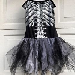 Halloween Skelton Tutu Dress Size 9-15