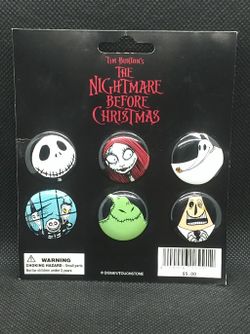 Disneyland Nightmare Before Christmas Buttons