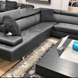 Antares Black Sectional 📌 İn Stock,  Fast Delivery 