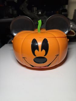 Disneyland Pumpkin Mickey Head Candy Bucket