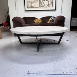 Marble And Steel coffee Table