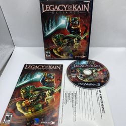 Legacy of Kain Defiance (Sony PlayStation 2 PS2, 2003) CIB + Reg Card Tested 