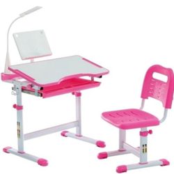 Girls Kids Pink Desk