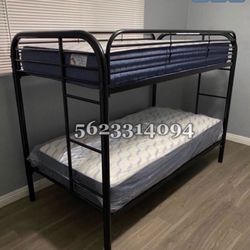 Metal Twin New Bed With It Nice Mattresses Included