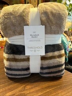 Threshold Microplush Blanket
