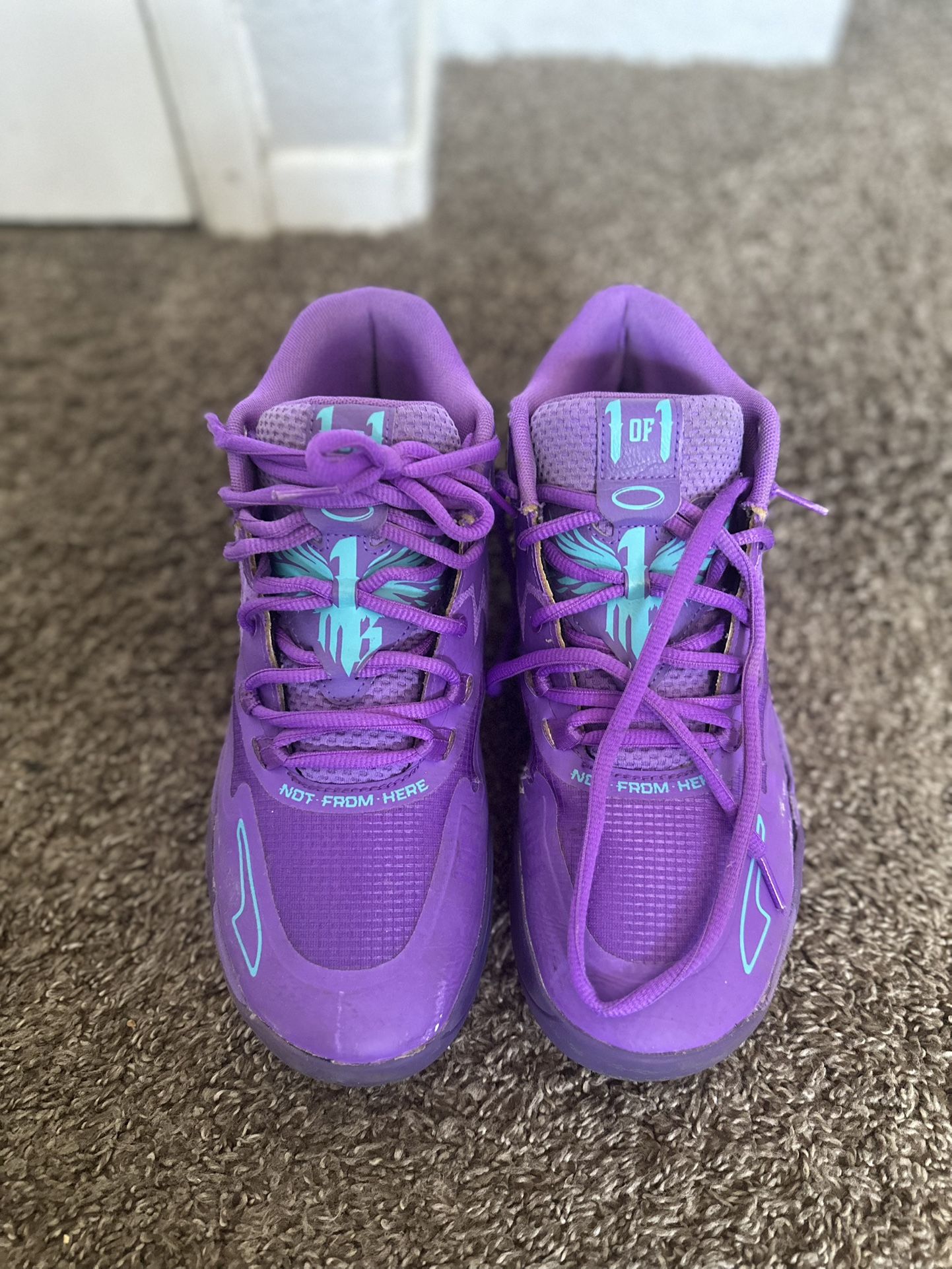 Puma MB.01 ‘Queen City’ Purple Men’s 9.5 Size Shoes