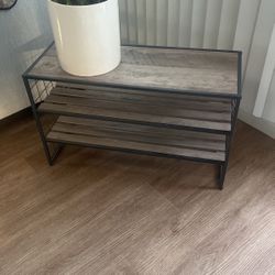 Shoe Rack And Side Tables 