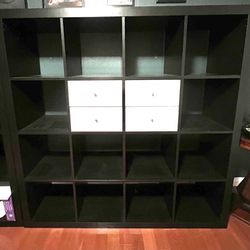 IKEA Kallax unit with drawers