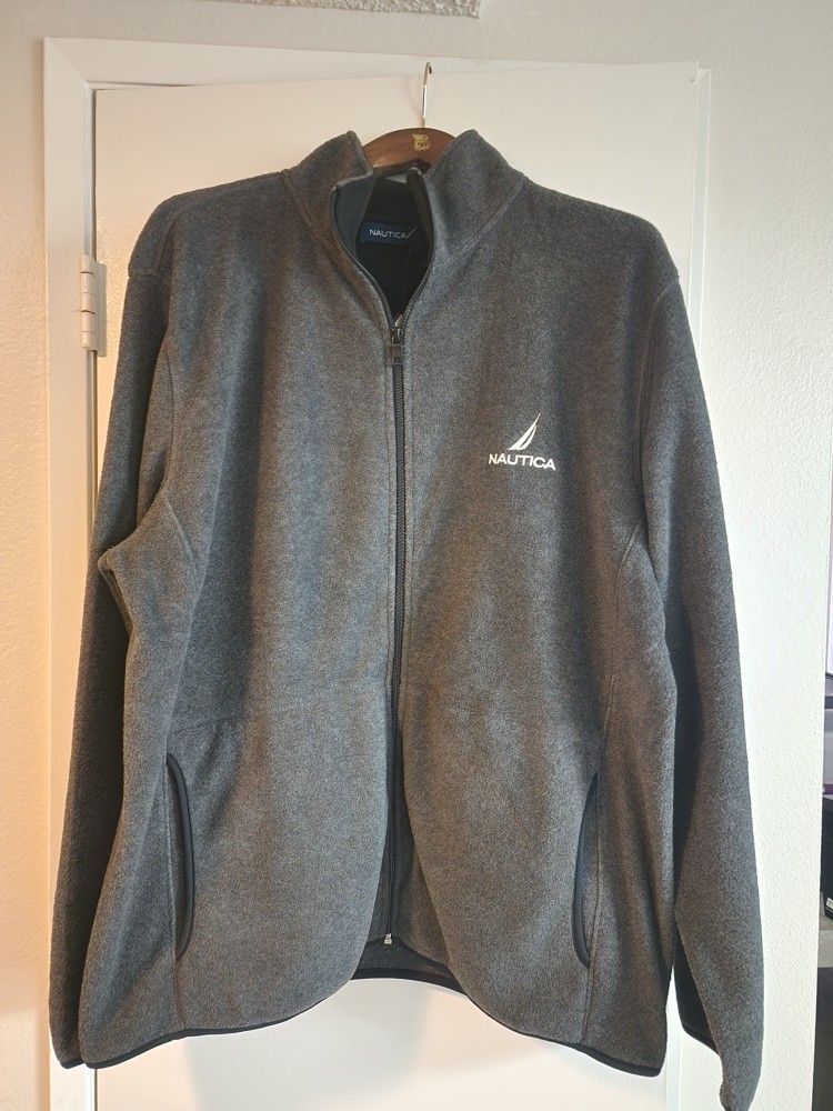 Nautica Mens Fleece Sweater **New** Size XL