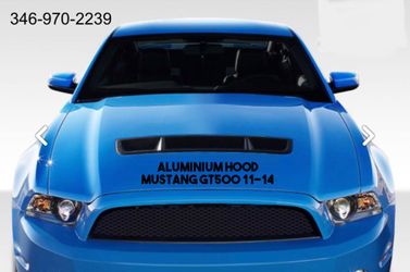Aluminum Hood For Ford Mustang 11-14 GT500