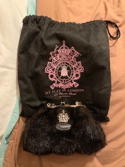 My Flat In London Furry Clutch