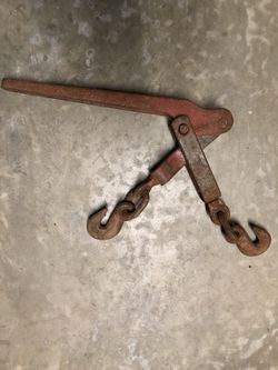 Two Vintage antique come alongs