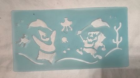 Retro SpongeBob SquarePants Under the Sea Craft Stencil