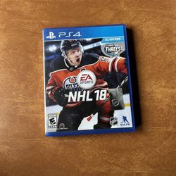 EA Sports NHL 18 Sony PS4 game 2017
