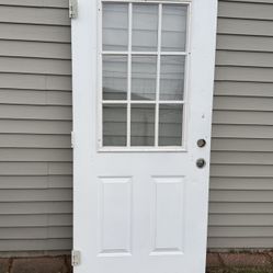 36" X 80" Steel Entry Door 