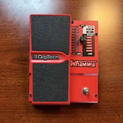 DigiTech Whammy 4 Guitar Pitch Shift Pedal – Red WHAMMY4V 