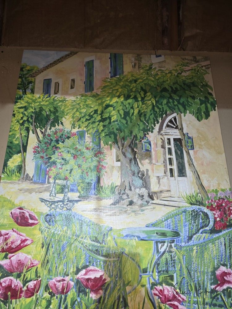 BEATIFUL OIL PAINTING 24X36 ORIGIONAL BIG CANVAS