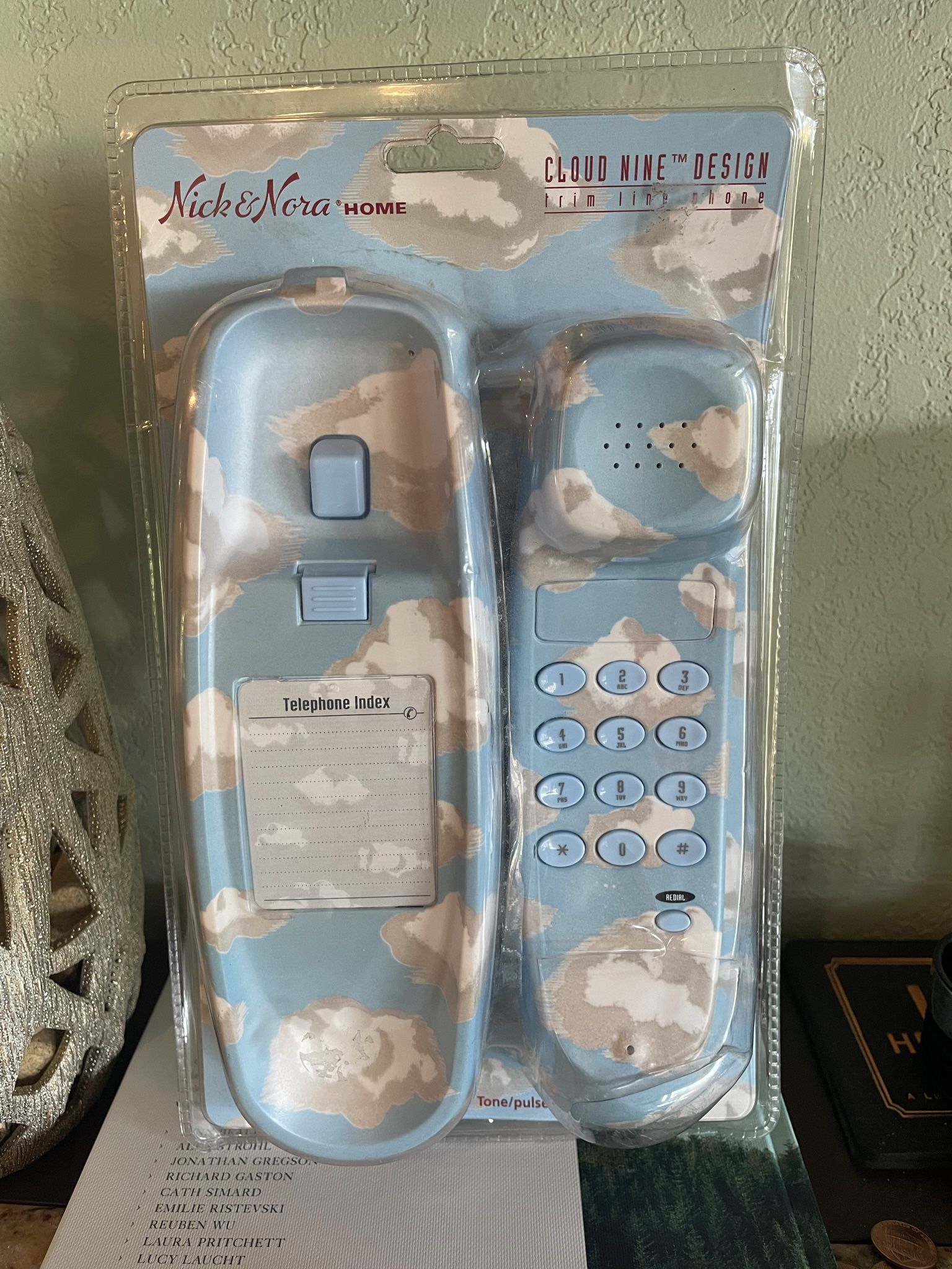 Vintage Nick & Nora Landline Cloud Phone