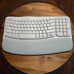 Logitech Wave Keys White ergonomic Keyboard