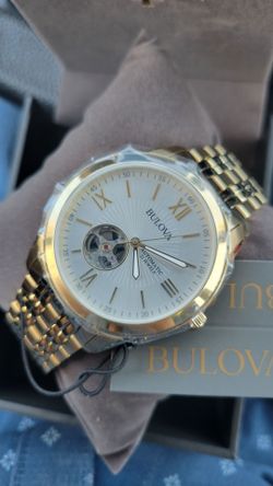 Bulova 97A130 Automatic Goldtone Stainless Steel 42mm Men's Watch