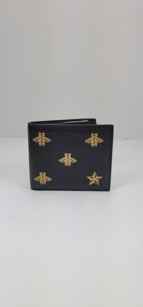 Gucci Leather Printed Bifold Wallet - Wow