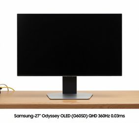 Samsung-27” Odyssey OLED (G60SD) QHD 360Hz 0.03ms