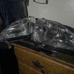 2002 Honda Civic Clear Headlights