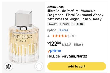 JIMMY CHOO ILLICIT 3.3oz. EDP