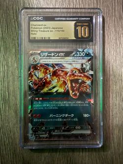 Pokemon Charizard Ex Spiny Treasure Ex 115/119 Holo CGC 10