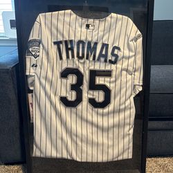 Autographed Frank Thomas Jersey