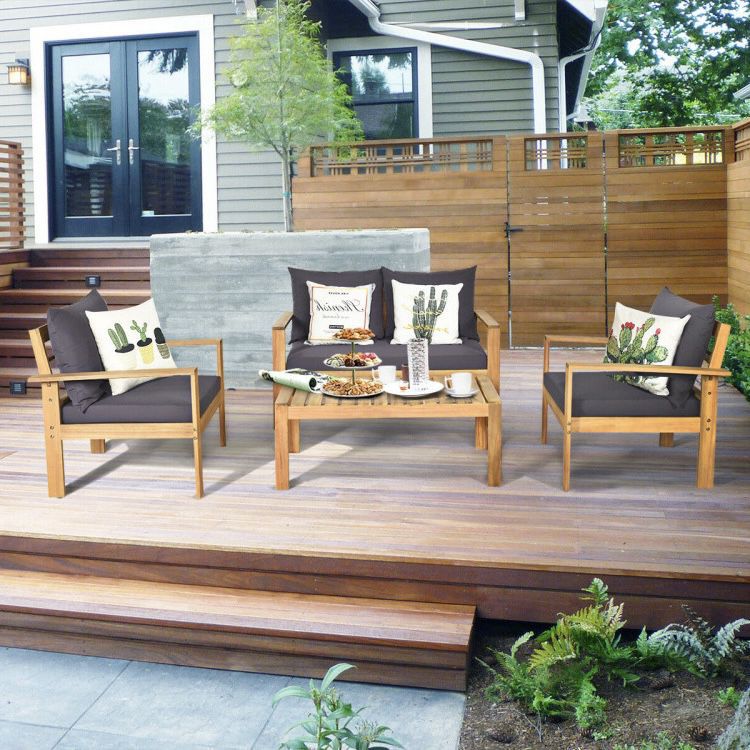 Outdoor Furniture, Patio Conversation Sectional Set
