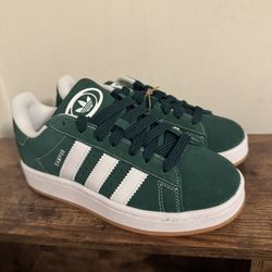 Adidas Campus 00s J Green Boys Size 4.5 (Women’s Size 6)