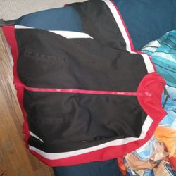 Red Black And White Hoodie
