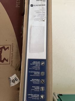 Medicine Cabinet 16x 26, Glacier Bay