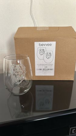 Australian shepherd stemless wine glasses