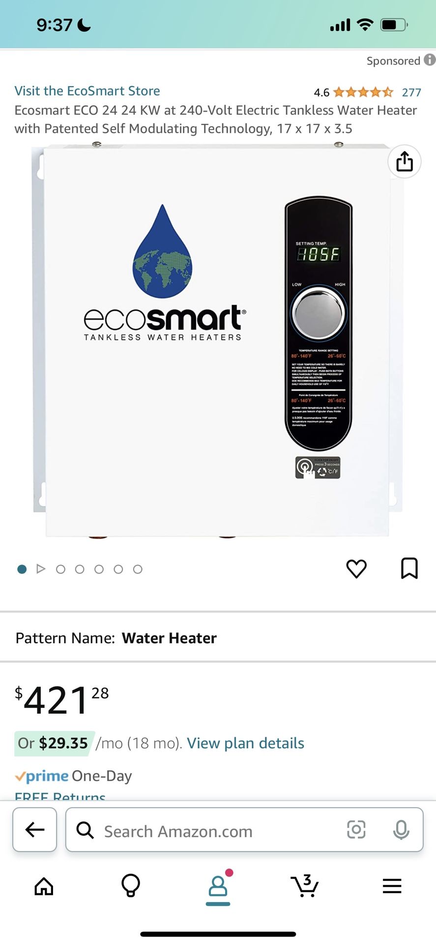 Eco Smart Tankless Water Heater