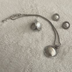 Silver Brighton Jewelry Set