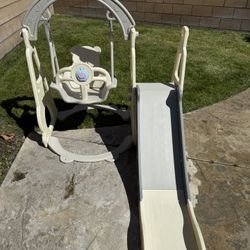 Swing And Slide Set For Toddler