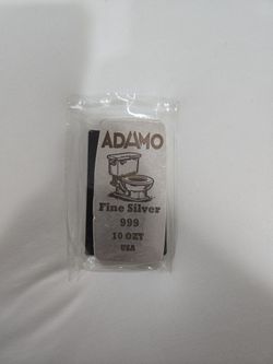 Adamo 10oz Silver Bar. 999