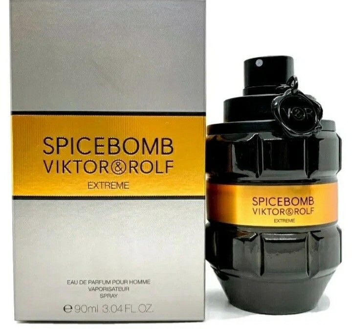 SPICEBOMB EXTREME BY VIKTOR & ROLF Eau De Parfum Spray MEN 3.4 Oz/90ml