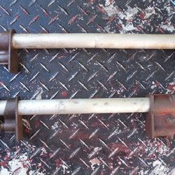 Pair Of 3/4 Pipe Clamps
