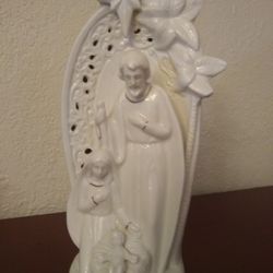 Holy Family Ceramic Statue
