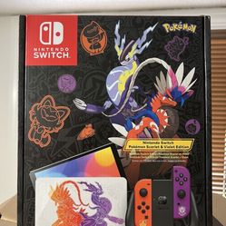 Pokemon Scarlet And Violet Oled Switch (New)