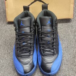 Nike Air Jordan 12 XII Retro Black Game Royal Men's Size 12 130690-014
