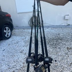 Varas De Pescar fishing rods in good condition