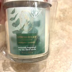 Stress Relief Bath & Bodyworks Candle – New